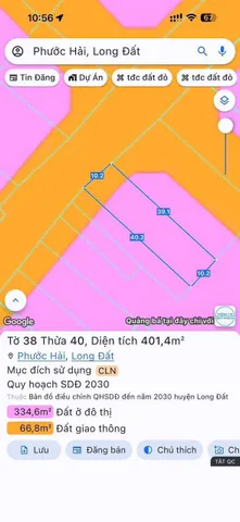 Chủ Ngộp Bank Cắt Lỗ Sâu Bán Gấp Lô Đẹp 400m2 Ngang 10m Sẵn 50m Thổ Cư - Sổ Hồng Riêng Công Chứng Trong Ngày