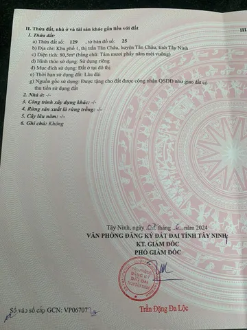 VỊ TRÍ ĐẮC ĐỊA - ĐẦU TƯ LÀ SINH LỜI - Chính Chủ Cần Bán Nhà Mặt Tiền Thị Trấn Tân Châu, Tây Ninh