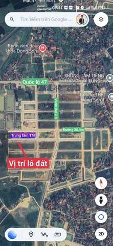 Siêu rẻ, đại đô thị TP Thanh Hóa lô 122,5m2 đối diện trung tâm thương mại giá siêu rẻ