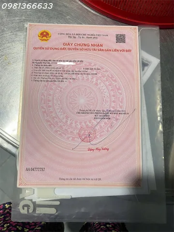 Cần tiền bán nhanh lô đất siêu đẹp tại Tân An, Thủ Dầu Một, Bình Dương, DT 93,5m2, giá 1,5 tỷ TL