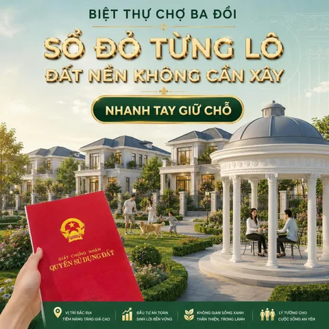 Đất Đẹp Mặt Tiền 8M – Giá Chỉ 4TR/m², Sổ Đỏ Trao Tay, Đầu Tư An Toàn