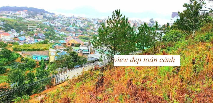 Bán đất 2 mặt tiền view đẹp toàn cảnh khu dân cư trung tâm Đà Lạt