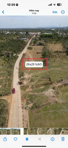 Bán đất 650m² có sẵn 60m² thổ cư ngang 26m giá 2.1 tỷ tại Xã Tân Tiến