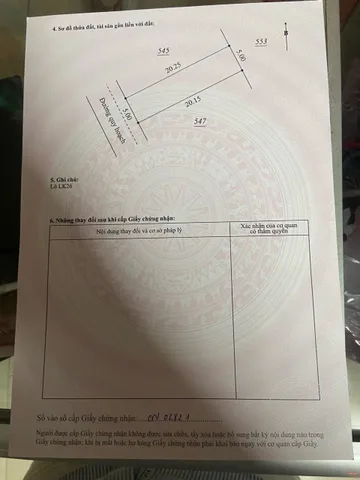 Bán đất 101m² full thổ cư ngang 5m giá 4.25 tỷ tại Phường Sơn Nam