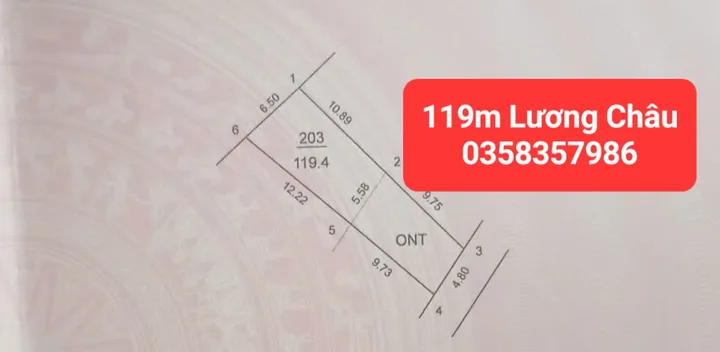 Bán đất 119m² có sẵn 50m² thổ cư ngang 6.5m giá 3.88 tỷ tại Xã Sóc Sơn