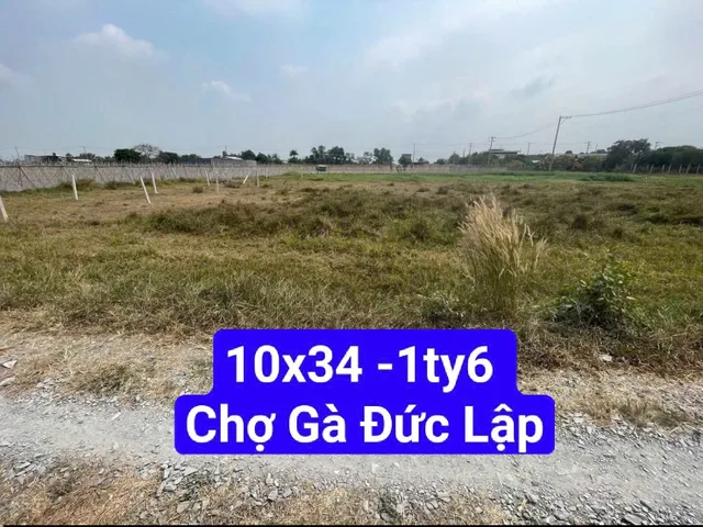 Bán đất 170m² full thổ cư ngang 5m giá 850 triệu tại Xã Đức Lập