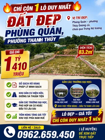 🏡 ĐẤT ĐẸP GIÁ TỐT – CƠ HỘI ĐẦU TƯ HIẾM CÓ! 🏡