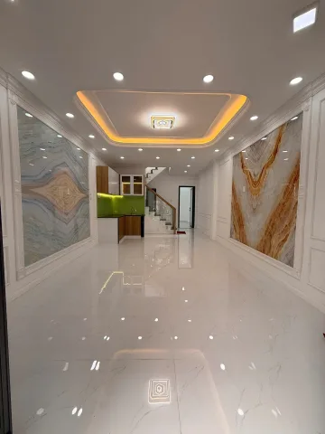HIẾM CÓ KHÓ TÌM NHÀ 2 TẦNG 4 PHÒNG NGỦ, MỚI XÂY VÀO Ở NGAY - HẺM OTO ĐỖ CỬA, -