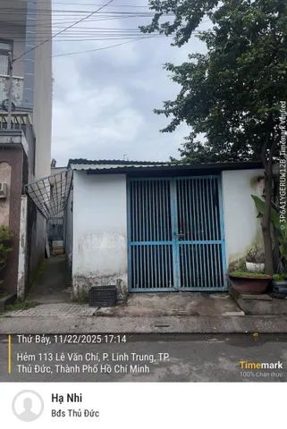 BÁN GẤP NHÀ CẤP 4 HẺM Ô TÔ ĐƯỜNG LÊ VĂN CHÍ, LINH TRUNG – 85.3M2