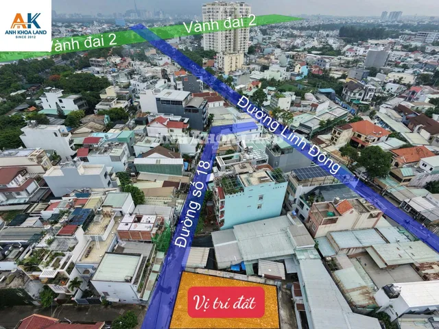 Bán đất 96m² full thổ cư ngang 4.25m giá 6.95 tỷ tại Phường Thủ Đức
