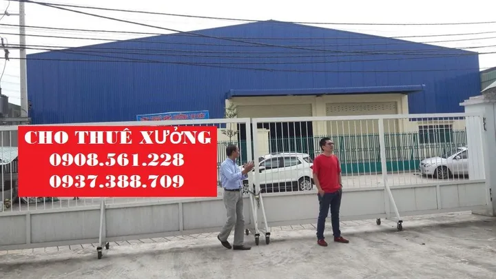 Cho thuê Kho, nhà xưởng 5000m² giá 250 triệu/ tháng tại Xã Long Nguyên Huyện Bàu Bàng Bình Dương lh: 0908561228