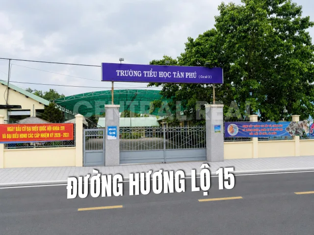Thanh lý lô góc 2 mặt tiền full thổ cư 82m² ngay 1 sẹc Hương Lộ 15, Tân Triều