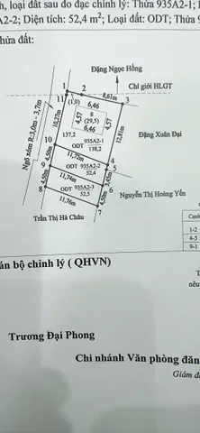 Bán Đất 52m² giá 1.62 tỷ tại Xã Hoa Động Huyện Thuỷ Nguyên Hải Phòng.l/h:076.231.9990 e Thúy