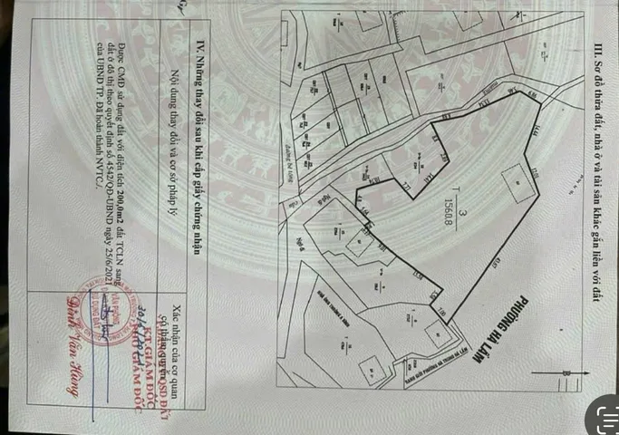 Bán Đất 1560m² thổ cư 400m² giá 33 tỷ tại Phường Việt Hưng Quảng Ninh