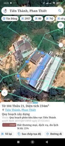 Bán Đất 234m² giá 1.2 tỷ tại Phường Tiến Thành Lâm Đồng