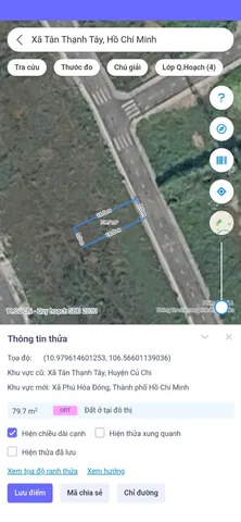 Bán Đất 80m² thổ cư 80m² giá 1.1 tỷ tại Xã Phú Hòa Đông TP. Hồ Chí Minh