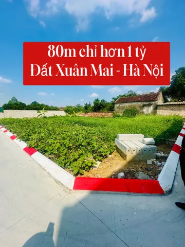 Bán Đất 80m² thổ cư 80m² giá 1.5 tỷ tại Đường Quốc lộ 6 Phường Chương Mỹ Hà Nội
