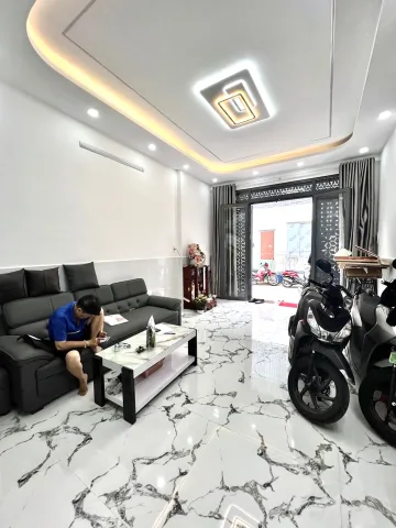 BÁN NHÀ ĐẸP SÁT GÒ XOÀI - LÊ VĂN QUỚI-  NGÃ TƯ 4 XÃ- HẺM ÔTÔ - 4x12M - CHỈ 5T XÍU