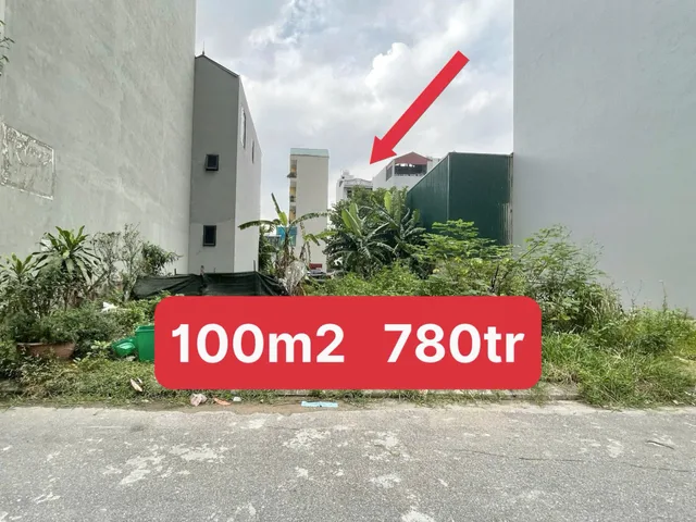 Bán Đất 100m² thổ cư 100m² giá 780 triệu tại Đường Bắc Sơn Xã Sóc Sơn Hà Nội
