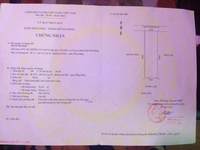 BÁN ĐẤT PHỐ AN LẠC II – SỞ DẦU, HỒNG BÀNG LH 0788270866 CHỈ 2,2 TỶ