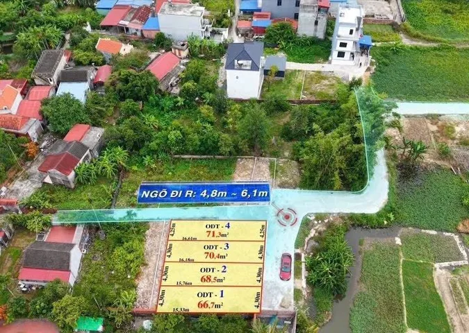 06.2026.Bán Đất 71m² thổ cư 71m² . đường rộng 4,8m giá 2.48 tỷ tại Phường Thủy Nguyên Hải Phòng( Hoa Động) . liên hệ 0362558882