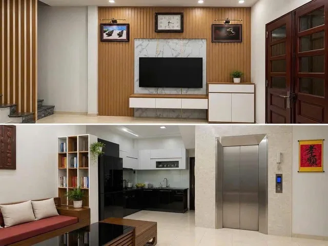 Cho thuê NHÀ ĐẸP, Ô TÔ, THANG MÁY ở Nguyễn Lân, Thanh Xuân 40M*6 tầng giá 17 triệu
