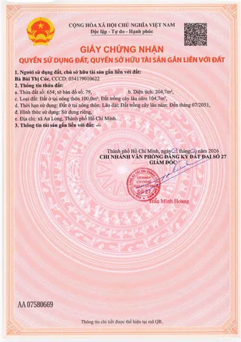 Bán Đất 200m² thổ cư 100m² giá 393.9 triệu tại Xã An Linh Huyện Phú Giáo Bình Dương 😍😍😍