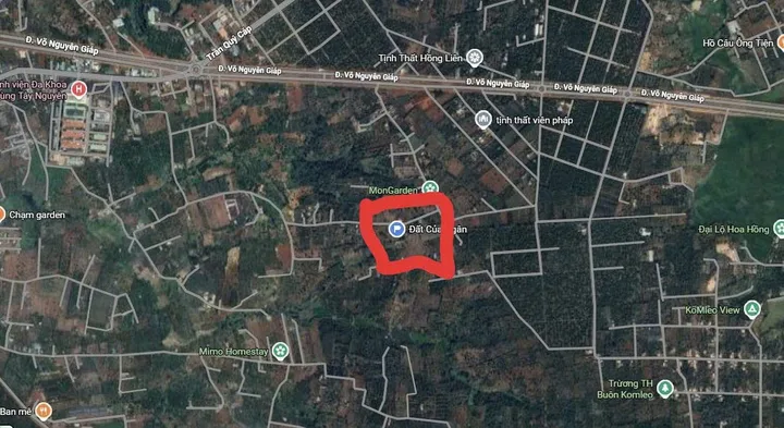 Bán Đất 1007m² thổ cư 302m² giá 4.5 tỷ tại Phường Tân Lập Đắk Lắk