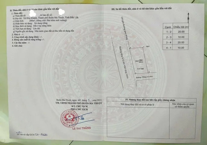 Bán Đất Hoà Khánh 1575m² thổ cư 200m² giá 5ty460 tại đường Đoàn Kết