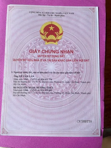 Bán Nhà Mặt Tiền 118A Hiền Vương, Phường Phú Thạnh, Quận Tân Phú