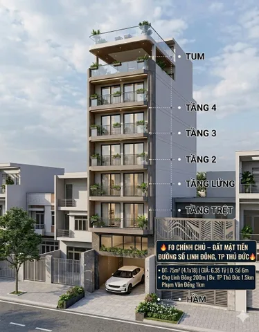 Đất  F0 .mặt tiền đường số. Linh Đông. 6.35 tỷ tại Phường Thủ Đức TP. Hồ Chí Minh