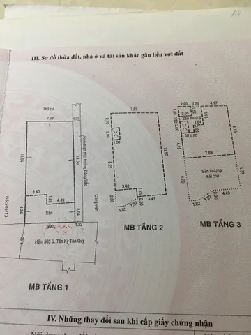Bán Nhà Hẻm 505/15 Tân Kỳ Tân Quý, Phường Tân Quý, Quận Tân Phú