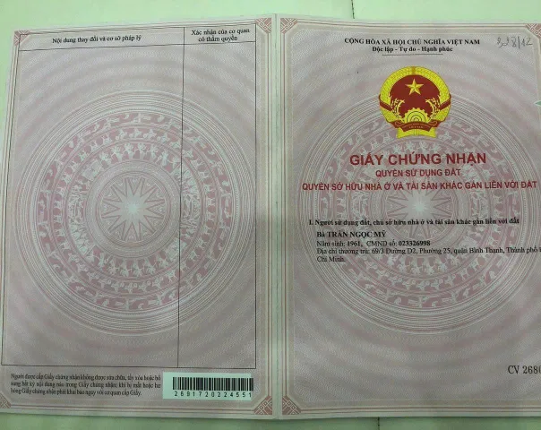 Bán Nhà Hẻm 243/2/35 Chu Văn An, Phường 12, Quận Bình Thạnh