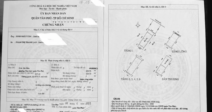 Bán Nhà Mặt Tiền 21A Gò Dầu, P. Tân Quý, Q. Tân Phú