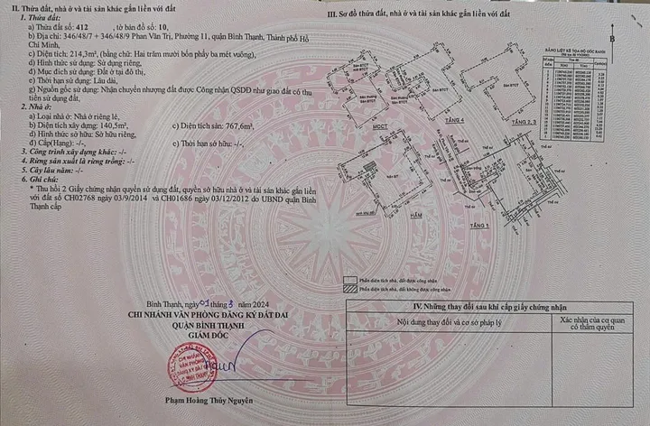 Bán Nhà Hẻm 346/48/7+346/47/9 Phan Văn Trị, P11, Bình Thạnh