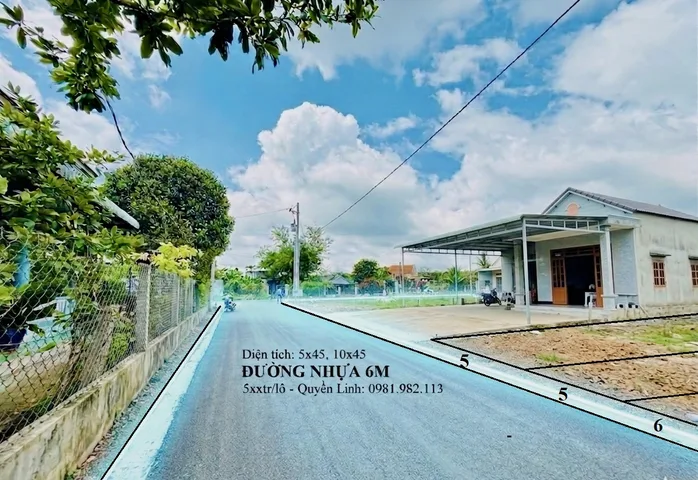 Bán Đất 225m², thổ cư 100m², giá full 530tr. Đất tại Dầu Tiếng - Bình Dương