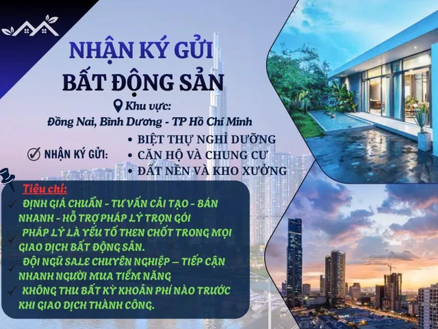 B. ✅✅✅ CHUYÊN NHẬN KÝ GỬI VÀ MUA BÁN NHÀ & ĐẤT TP HCM, LONG AN, BÌNH DƯƠNG, BÌNH PHƯỚC, ĐỒNG NAI🔥🔥🔥

👉 CAM KẾT NHANH CHÓNG & HIỆU QUẢ - RA HÀNG TRONG VÒNG 7 NGÀY 🌟

📲 Liên hệ ngay 0779155479