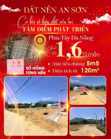 Bán Đất 140m² thổ cư 140m² giá 1.6 tỷ tại Xã Bà Nà Đà Nẵng