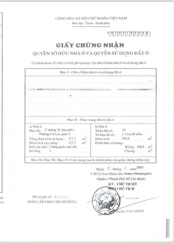Bán Nhà riêng 260m² thổ cư 260m² giá 21 tỷ tại Đường Bình Trưng Phường Cát Lái TP. Hồ Chí Minh
