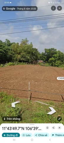 Bán Đất 222.6m² thổ cư 100m² giá 460 triệu tại Xã Tân Hưng Đồng Nai