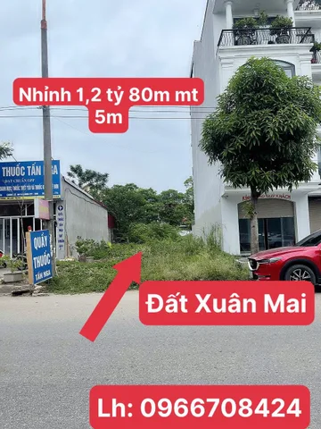 Gia đình chuyển vào Nam định cư cần bán mảnh đất 80m2 rẻ hơn thị trường 300 triệu giá nhỉnh 1.2 tỷ tại Xã Xuân Mai Hà Nội.
