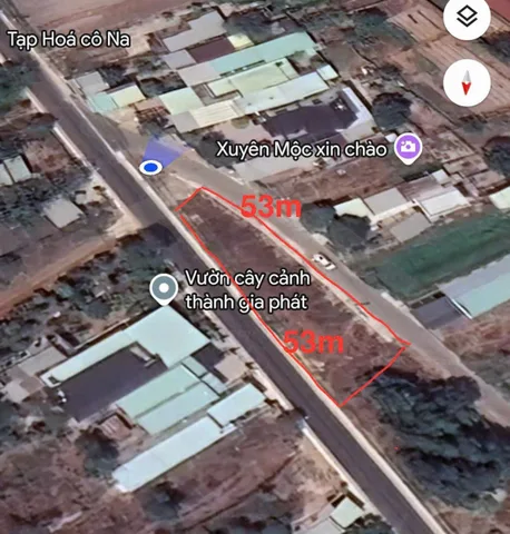 Bán Đất 675m² thổ cư 100m² giá 6.8 tỷ tại Thị trấn Phước Bửu Huyện Xuyên Mộc Bà Rịa - Vũng Tàu