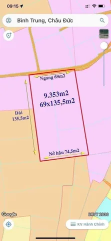 Bán Đất 9353m² thổ cư 700m² giá 16 tỷ tại Xã Bình Giã TP. Hồ Chí Minh