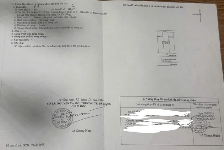 Đất Nguyễn Văn Tỵ Hòa Xuân 📌📌📌LÀM VIỆC TRỰC TIẾP GIÁ TỐT !!!