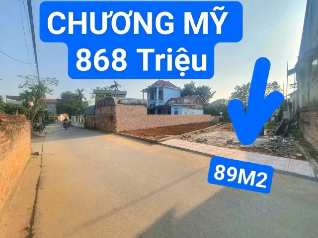 Bán Đất 89m² thổ cư 89m² giá 868 triệu tại Thị trấn Xuân Mai Huyện Chương Mỹ Hà Nội