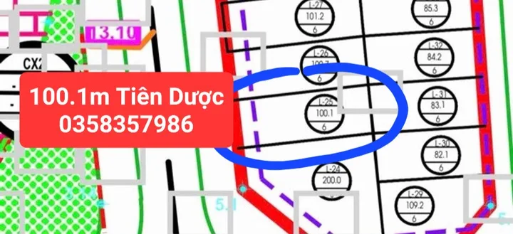 Bán Đất 100m² thổ cư 100m² giá 10 tỷ tại Xã Sóc Sơn Hà Nội