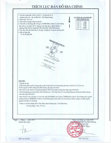 Bán Đất 72m² thổ cư 72m² giá 1.45 tỷ tại Đường Đt.741 - Đường Loại 2 Phường Hòa Lợi Thị xã Bến Cát Bình Dương
