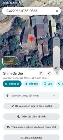 Bán Đất 4800m² thổ cư 30m² giá 10 tỷ tại Đường Xã Đắk Drông Xã Đắk DRông Huyện Cư Jút Đắk Nông