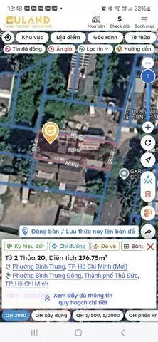 Bán Đất 2765m² thổ cư 200m² giá 19 tỷ tại Phường Bình Trưng TP. Hồ Chí Minh