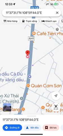 Bán Đất 1064m² giá 8.9 tỷ tại Đường Quốc lộ 1A Phường Phan Rang Khánh Hòa